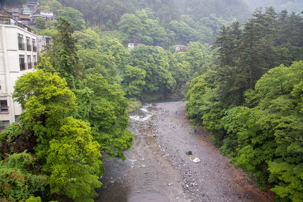 多摩川沿いの風景