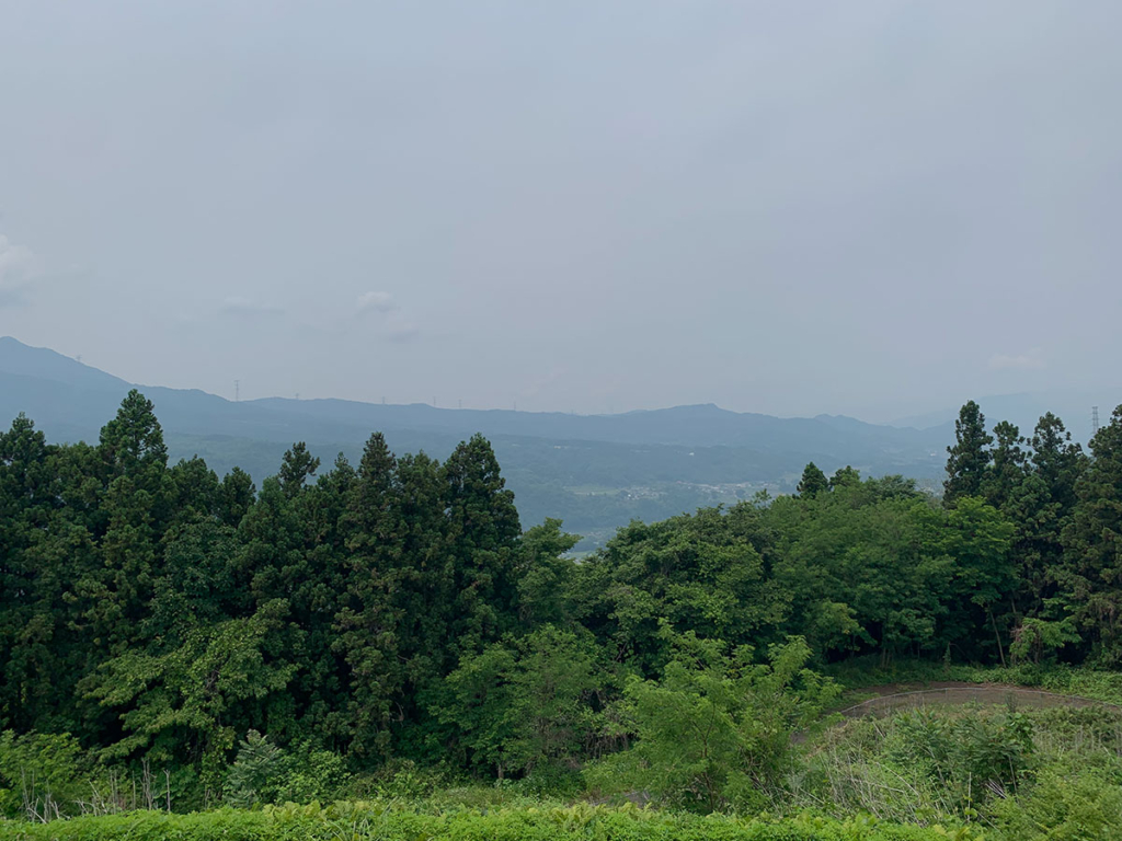 赤城高原サービスエリアからの景色