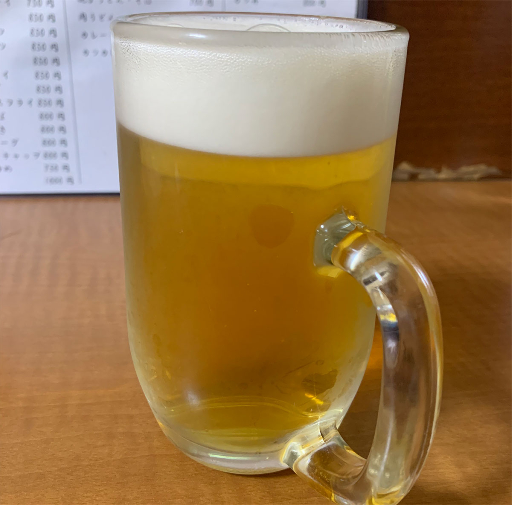 「こばんざめ」さんのビール