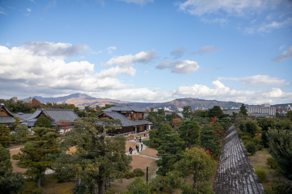 二条城天守閣跡からの景色