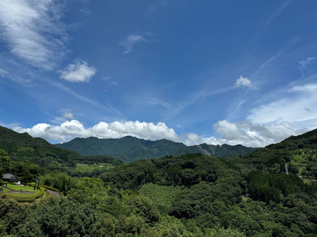 道の駅 青雲橋 展望スペースからの景色