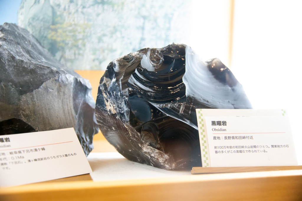 名古屋市科学館の岩石展示