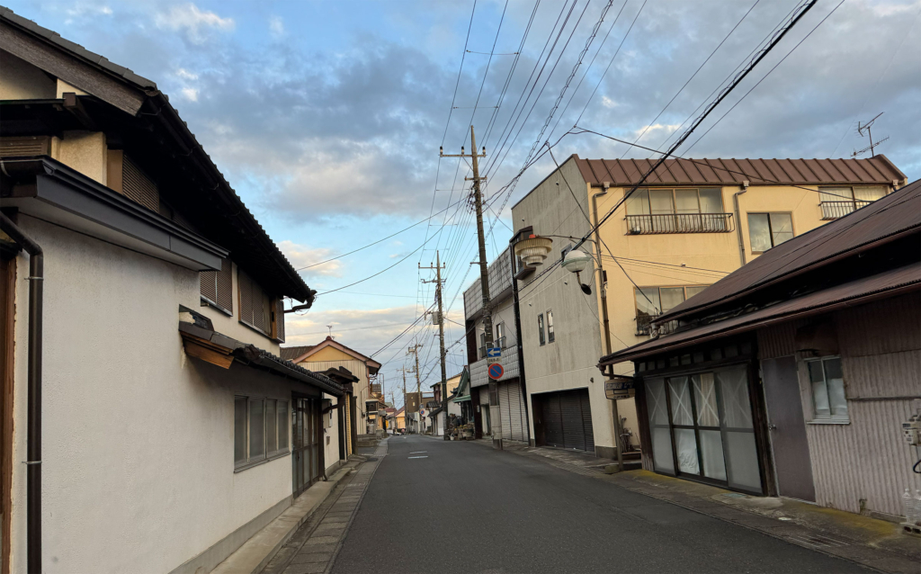 大洗の街歩きの様子