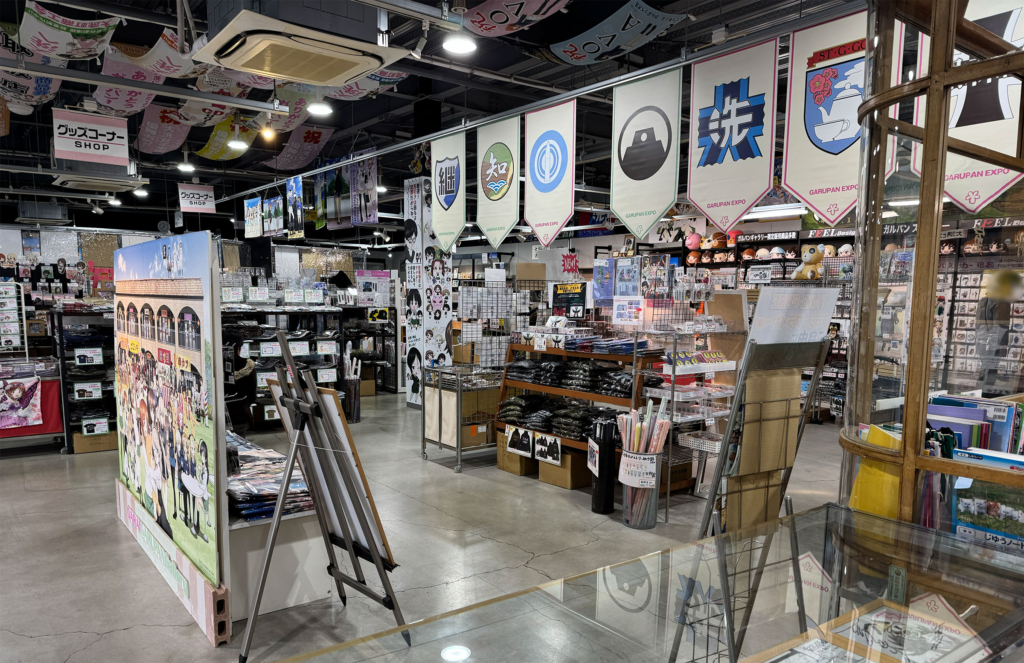 大洗ガルパンギャラリー店内