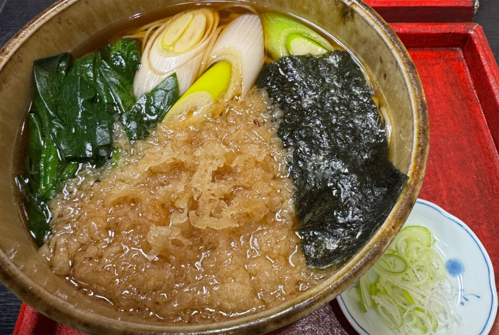 常陸屋のたぬきそば